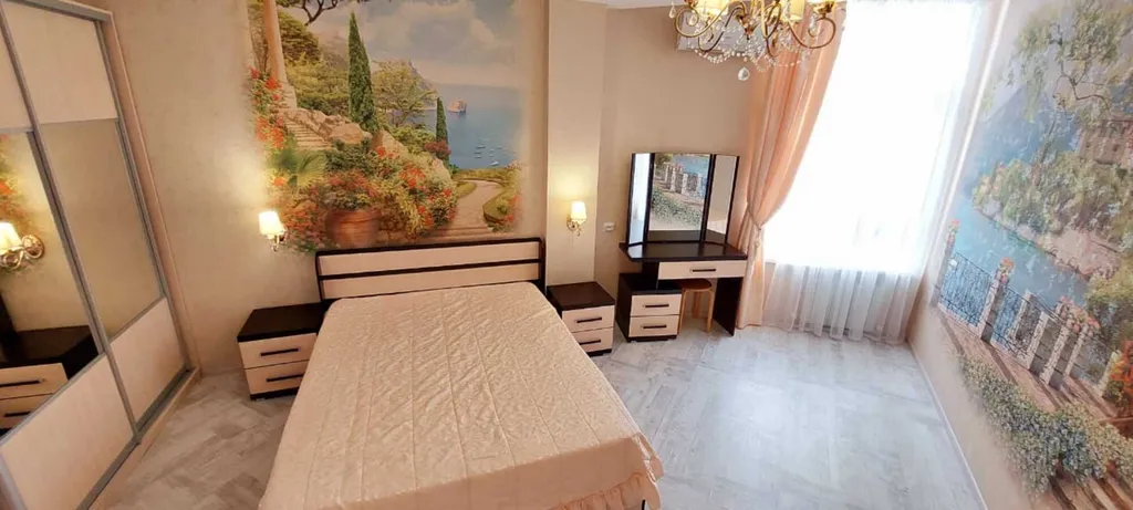 Квартира Квартира Евротрешка 80 кв.м  в 50 м. от моря, с великолепным видом на море — Геленджик