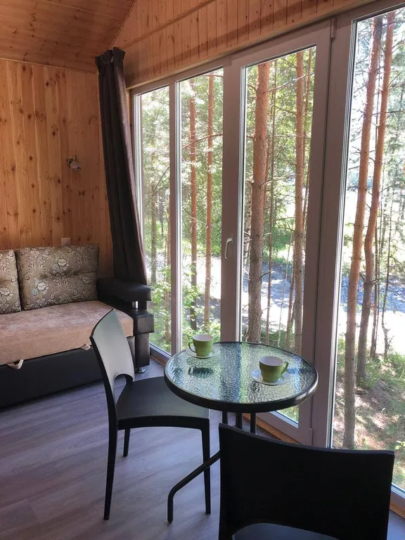 Дом с панорамными окнами на Катунь и Тавдинские пещеры