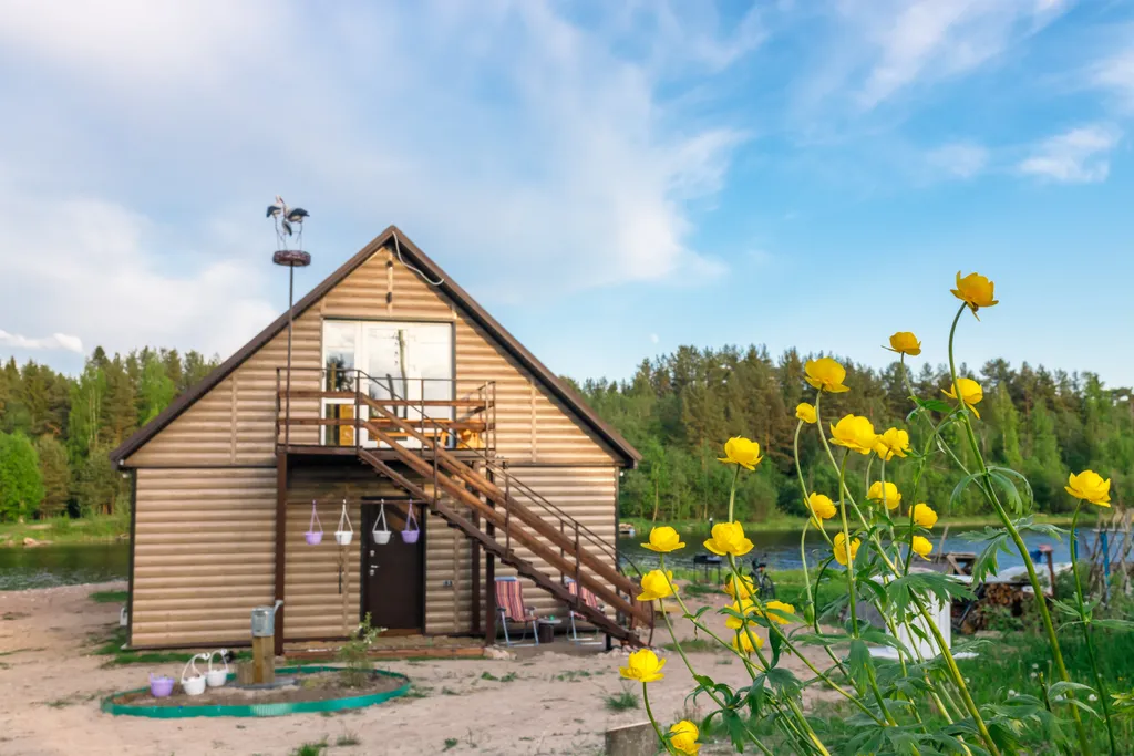 Уютные апартамент для отдыха на берегу реки