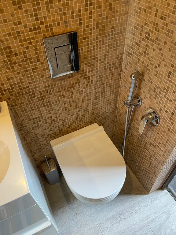 Уютный дом с баней, чаном и видом на горы