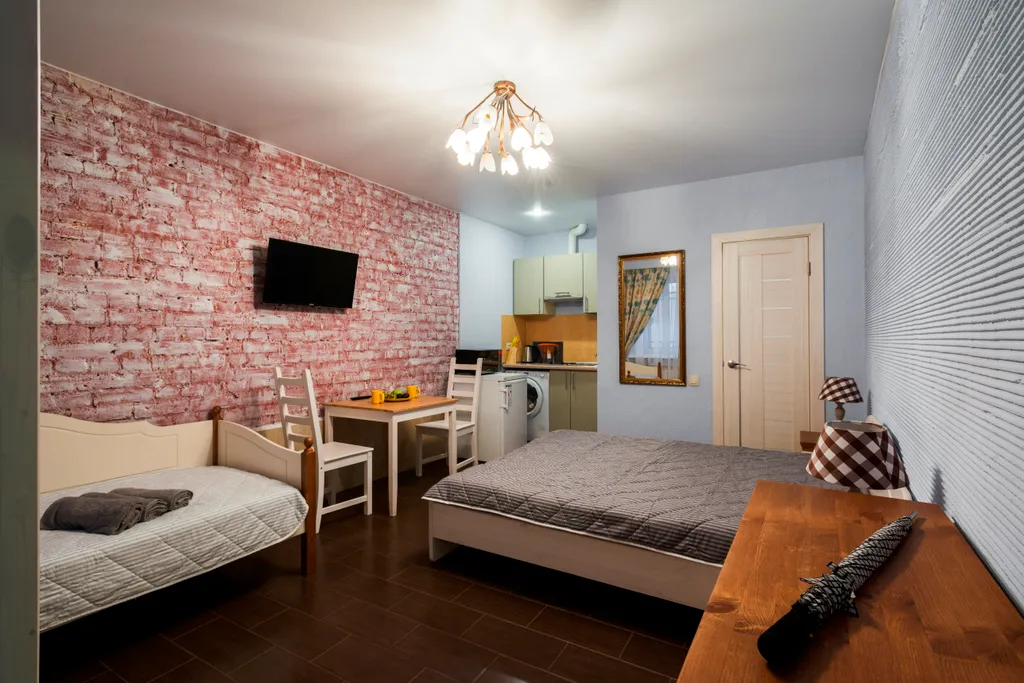 Квартира Квартира Трехместная студия у Технологического института — Санкт-Петербург