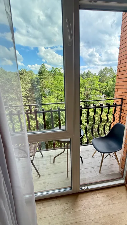 Просторный апартамент с видом на комсомольский парк рядом с озером