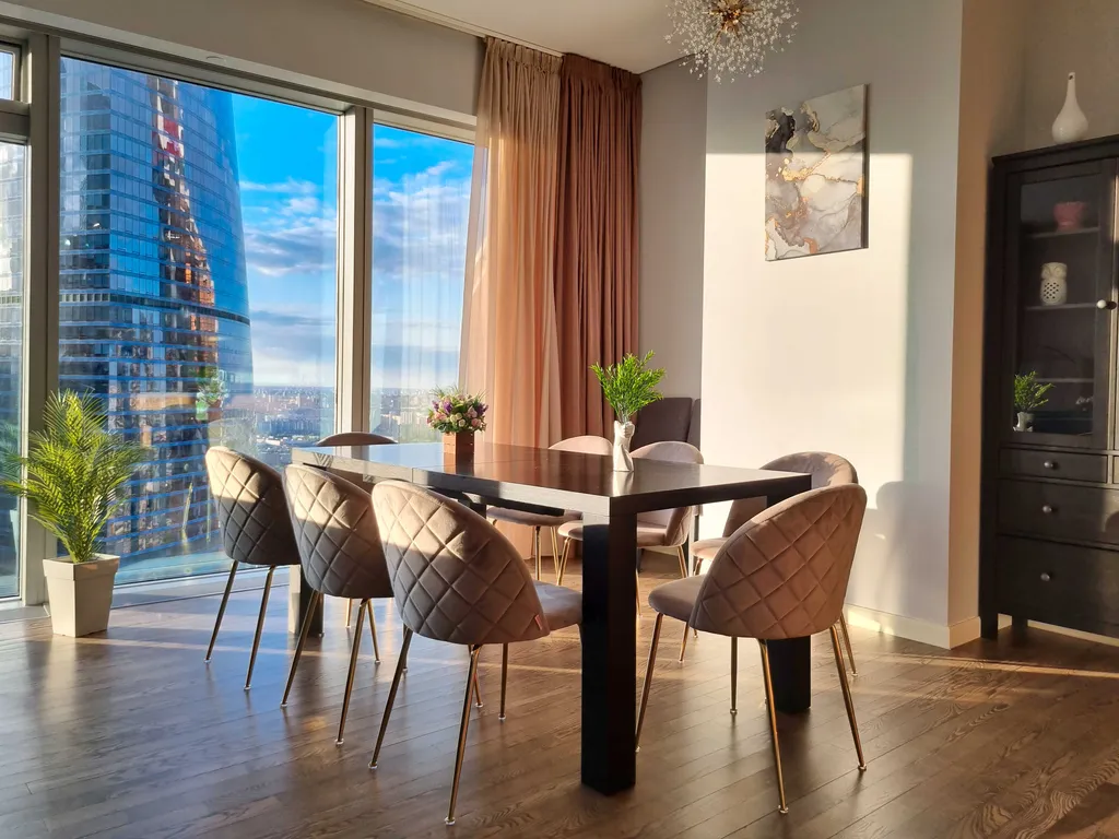 2-комнатные lux апартаменты Москва сити на 54 этаже