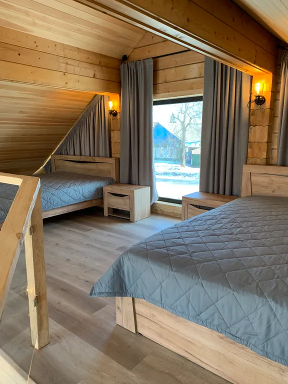 Дом из натурального евро дерева