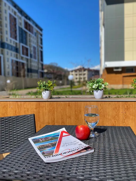 Квартира-студия на море с террасой