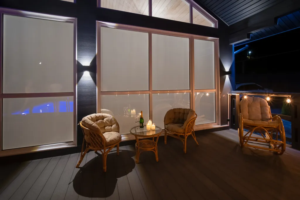 Уютный дом с теплым бассейном, дровяной баней и сибирским чаном