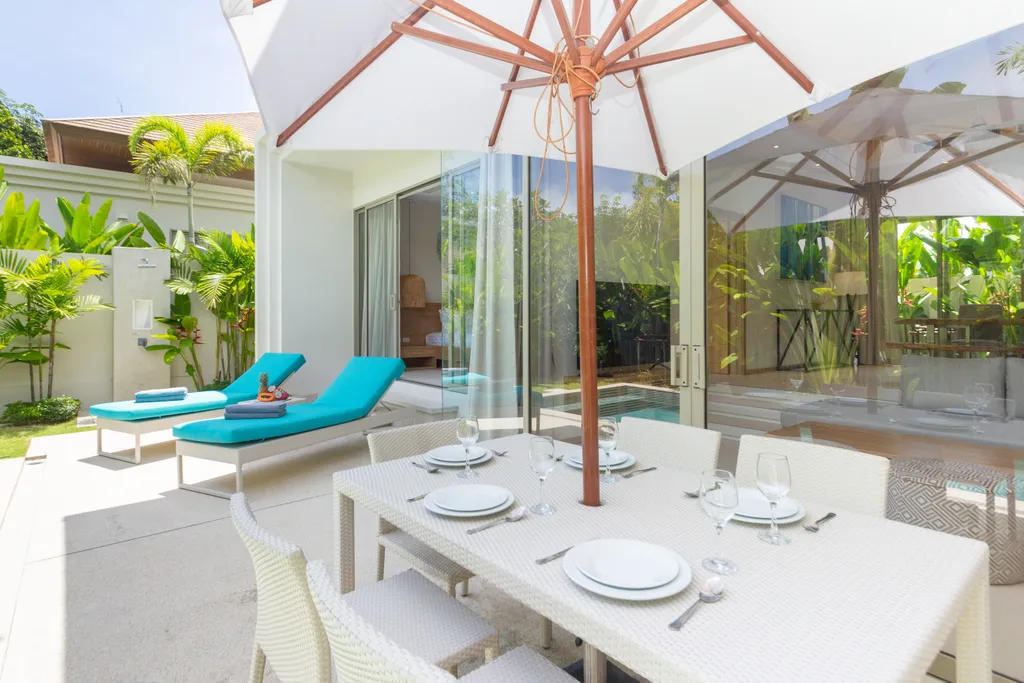 Светлая вилла с 3 спальнями и бассейном Бангтао, Лаян, Лагуна