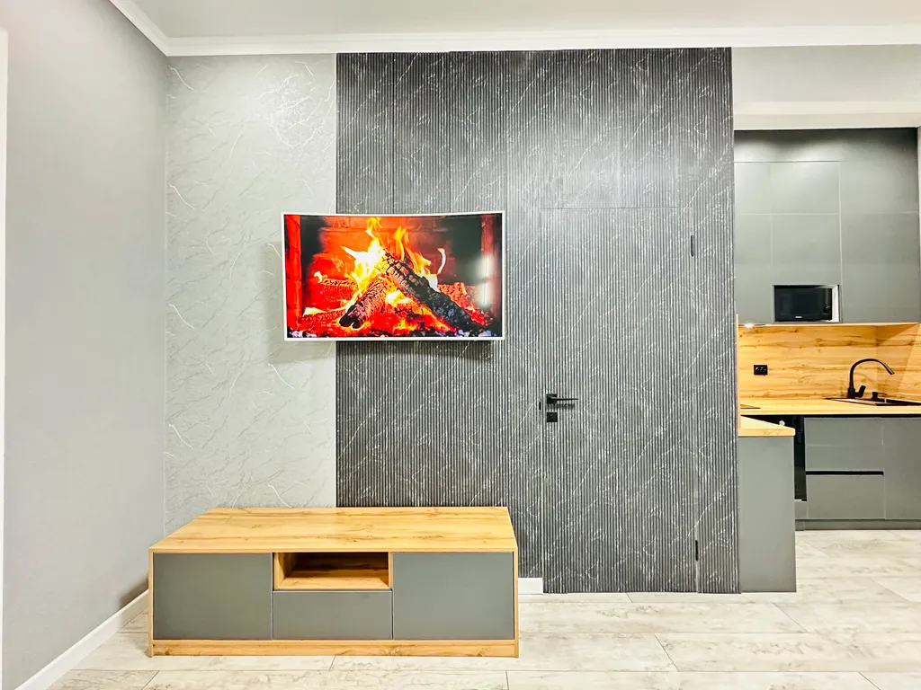 Двухкомнатная квартира с видом на город