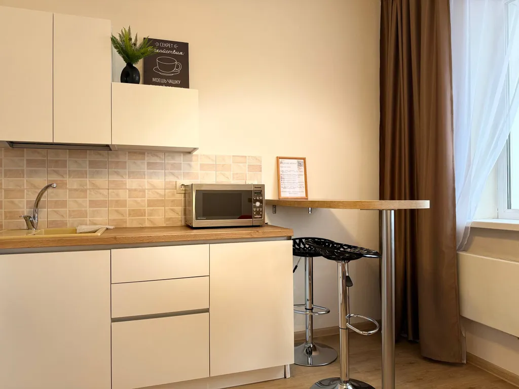 Просторная квартира с видом на центр города