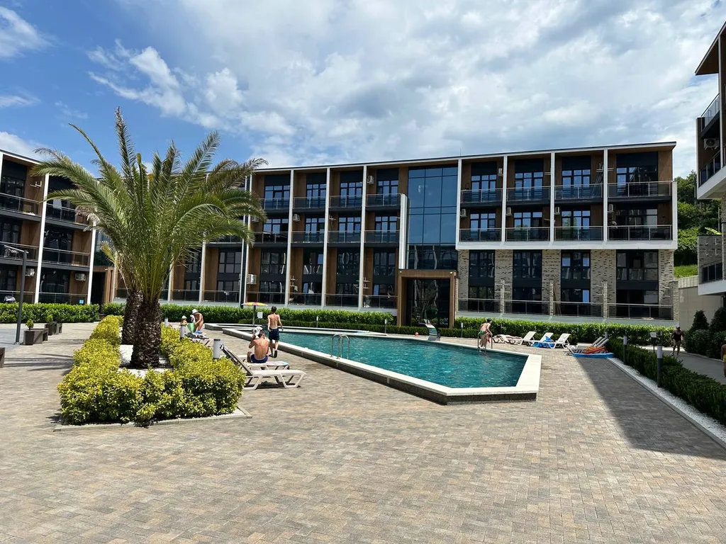 Студия около моря с бассейном в ЖК Морской квартал