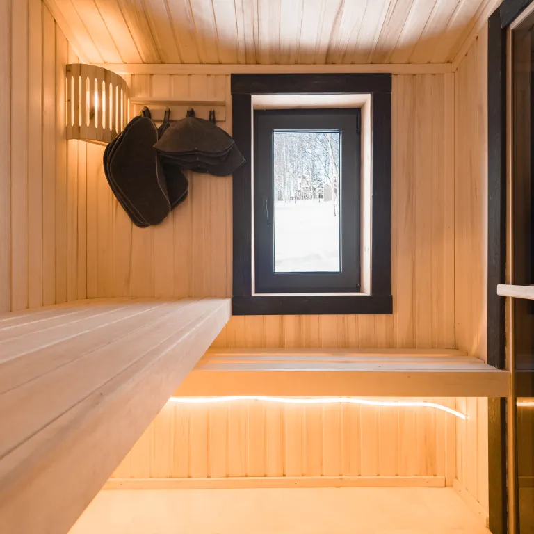 Дом c сауной и видом на лес