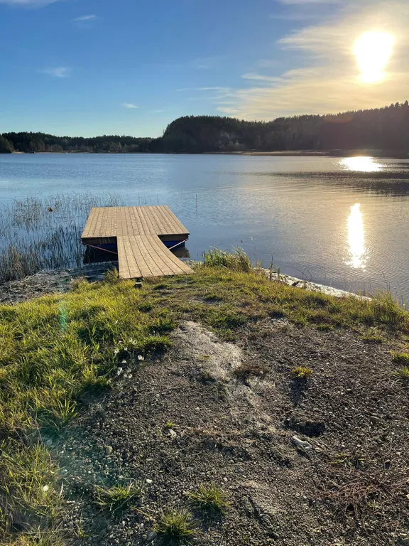 Домик на берегу Ладожского озера