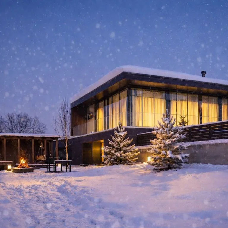 Коттедж Домик в Икше с камином и сауной (Glassbox108 Premium 1) — аренда посуточно в Икша
