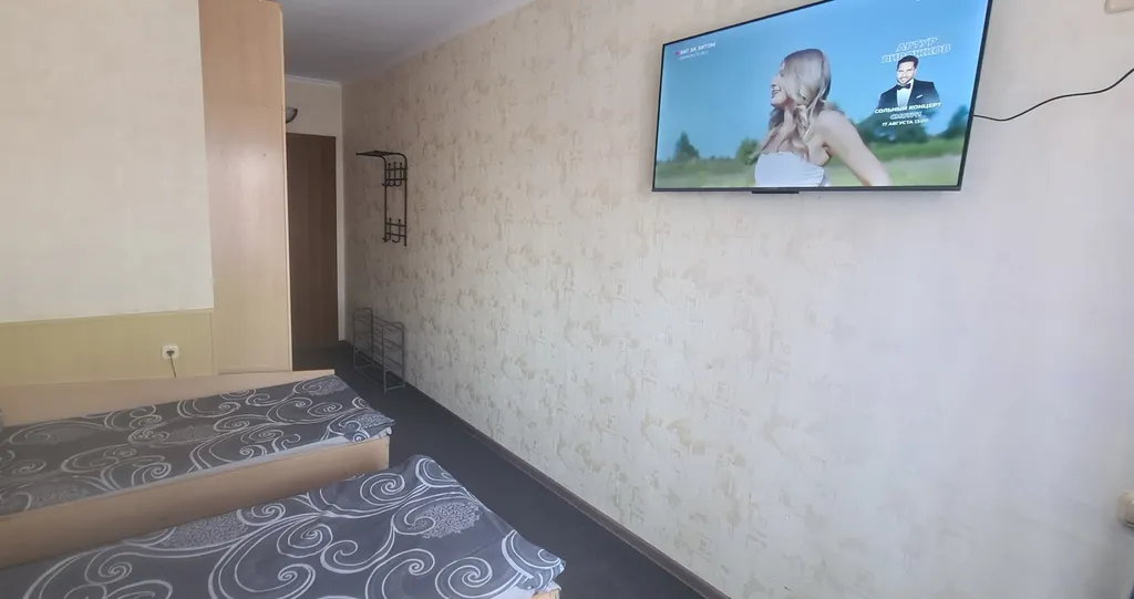 Трёхместный номер рядом с морем и аквапарком