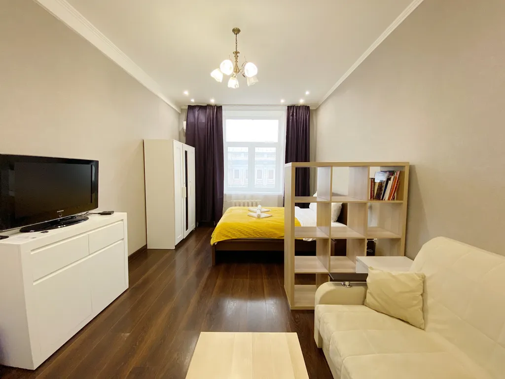 Квартира Квартира Апартамент у Пушкинской с видом на Тверскую улицу — Москва