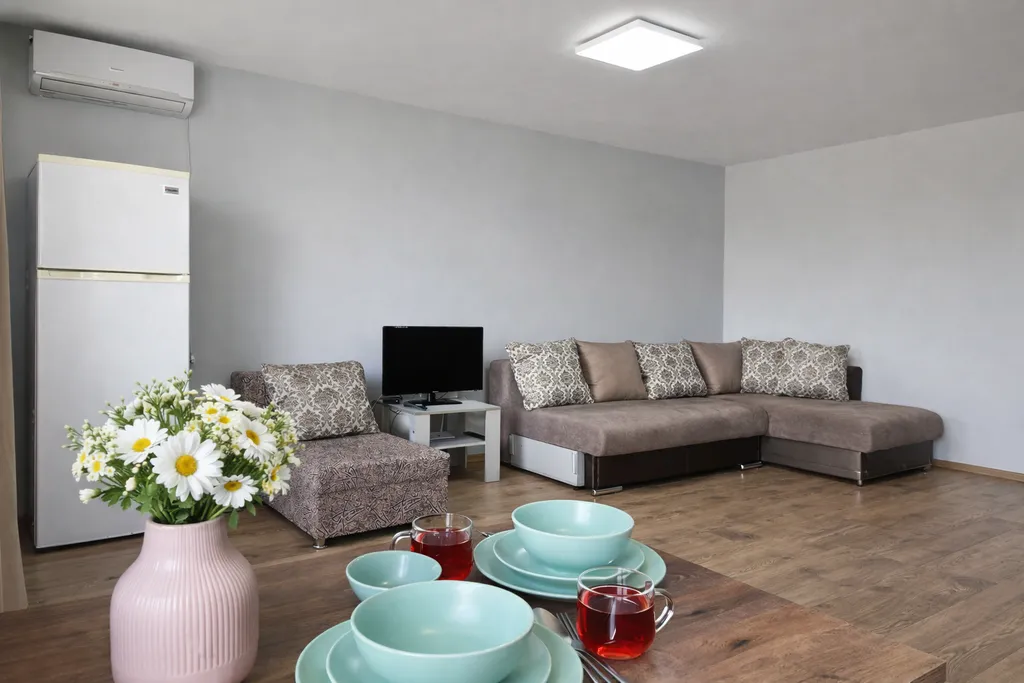 Двухкомнатная квартира в центре