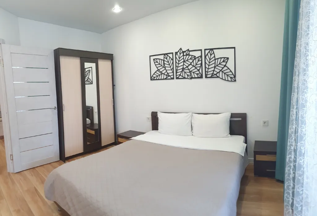 Современные апартаменты тайга в самом сердце города с кондиционером