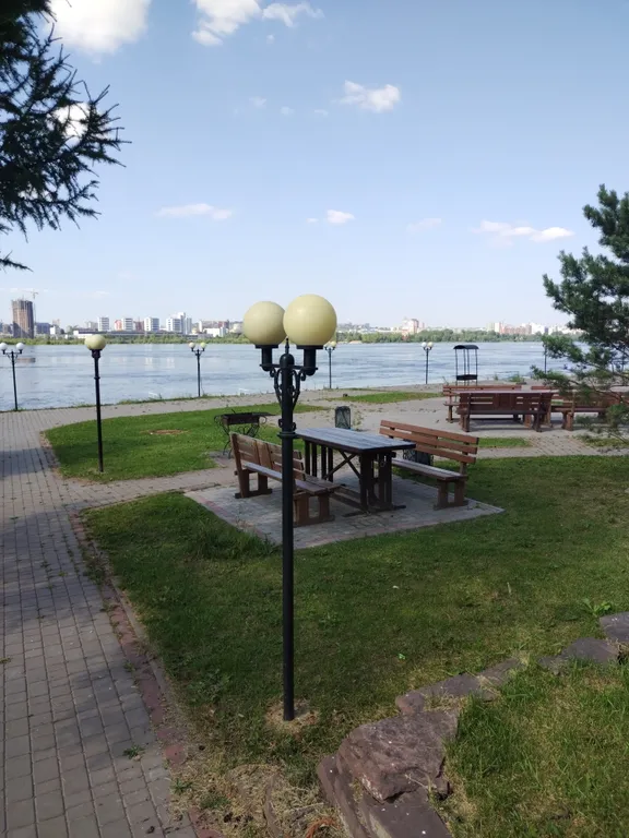 Квартира Большая квартира на набережной Енисея с пляжем — Красноярск