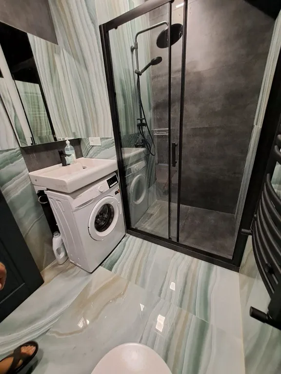 Новый дом у моря, с детский площадкой, мангалом и баней