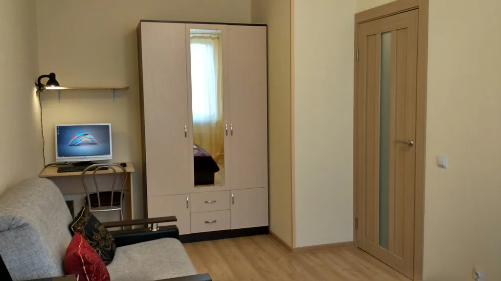 Уютная квартира, не студия, есть почти всё