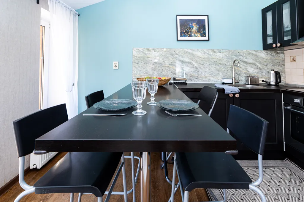 Просторная квартира с видом на горы