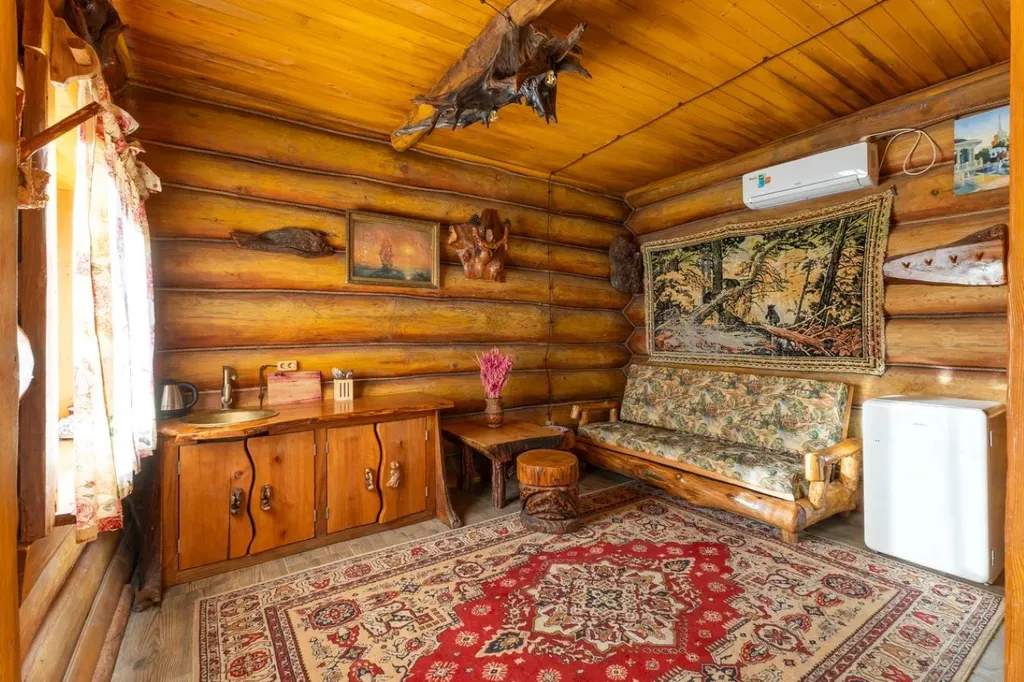 Коттедж Дом-Изба для дружной пятерки с видом на горы — Пластунка