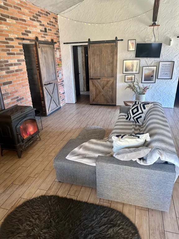 Атмосферный дом Эколофт с камином и баней в 23 километрах от Минска