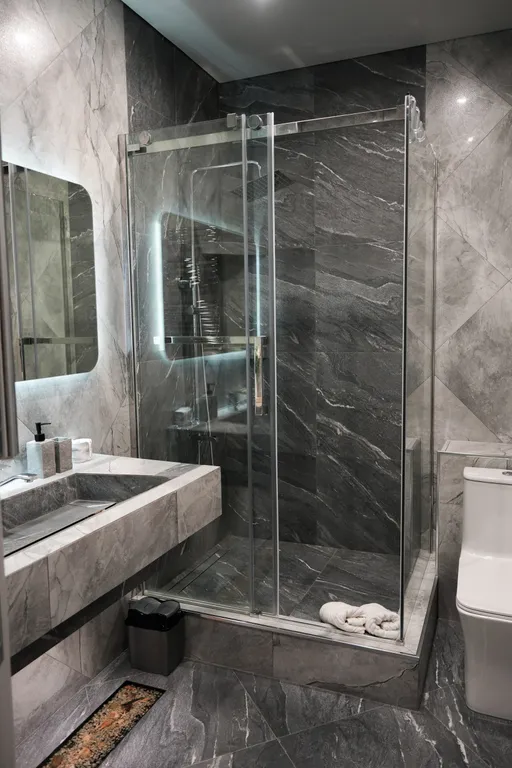 Студия Sea с балконом и боковым видом на море