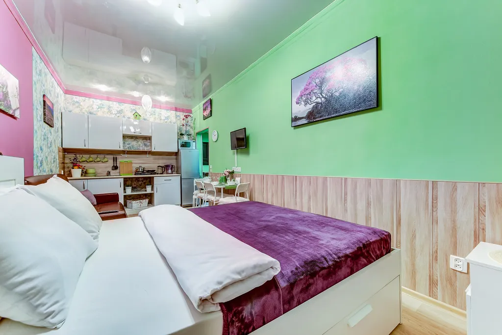 Квартира Квартира Студия с кроватью King size в 7 минутах от Горьковской — Санкт-Петербург
