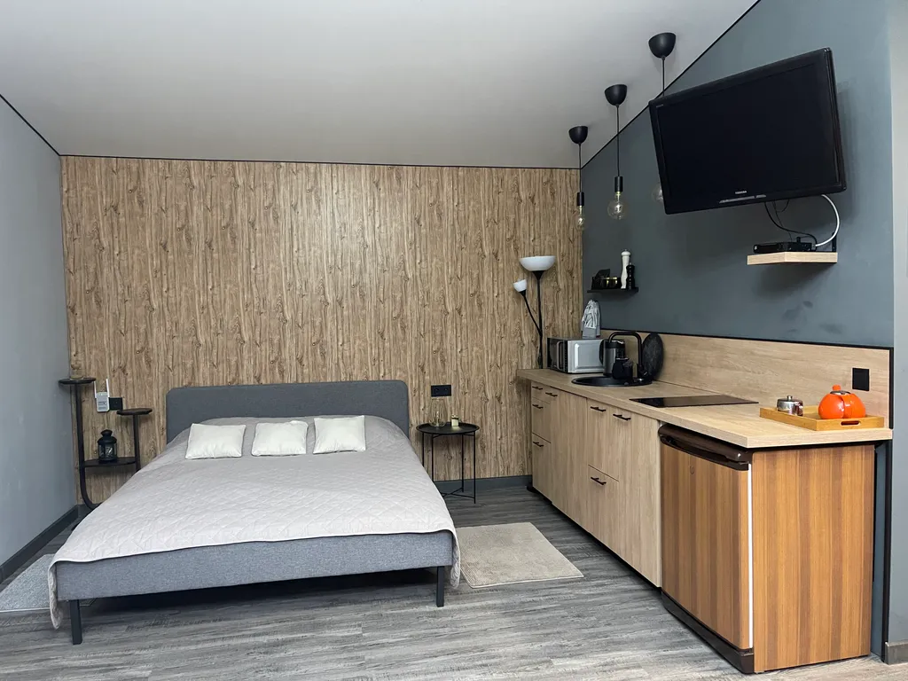 Дом с дизайнерским ремонтом в стиле лофт