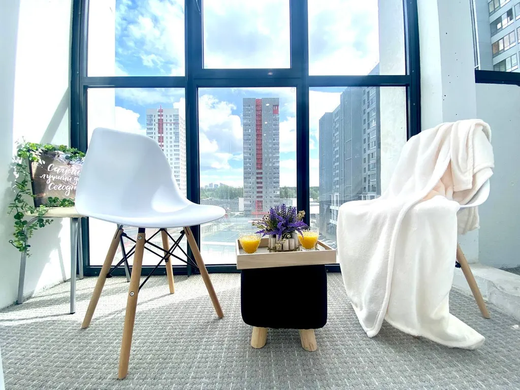 Квартира с балконом в ЖК Манхэттен — аренда посуточно в Челябинск