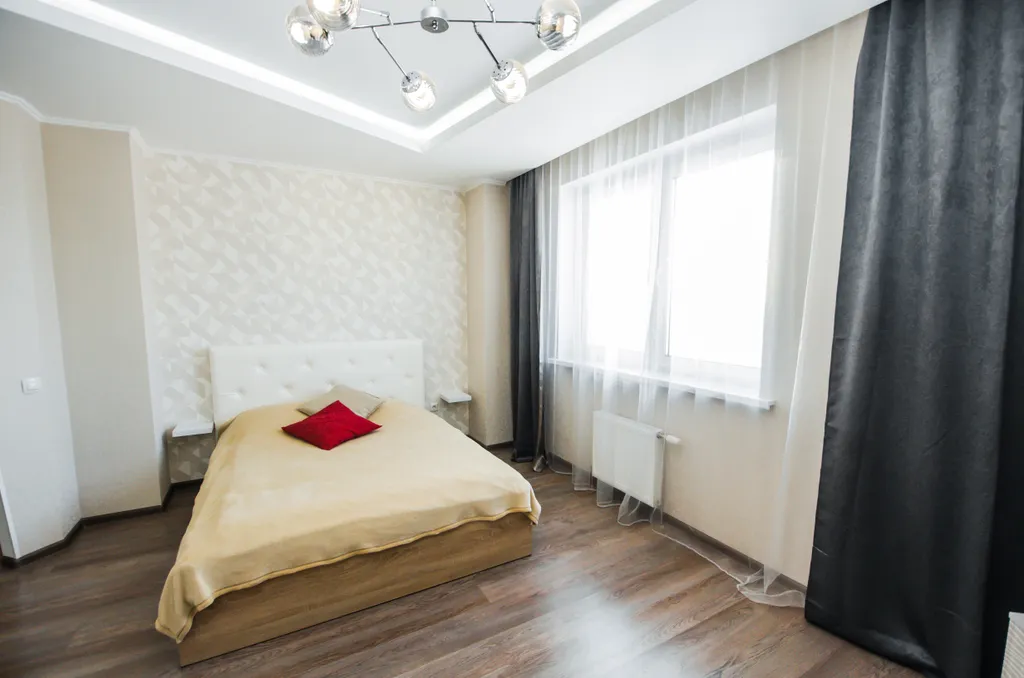 Светлая квартира с красивым видом на город рядом с центром