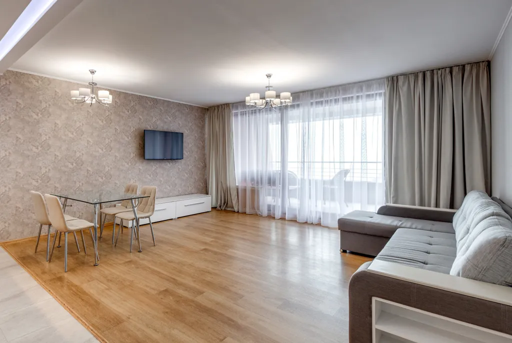 Одна спальня и гостиная, вид на море