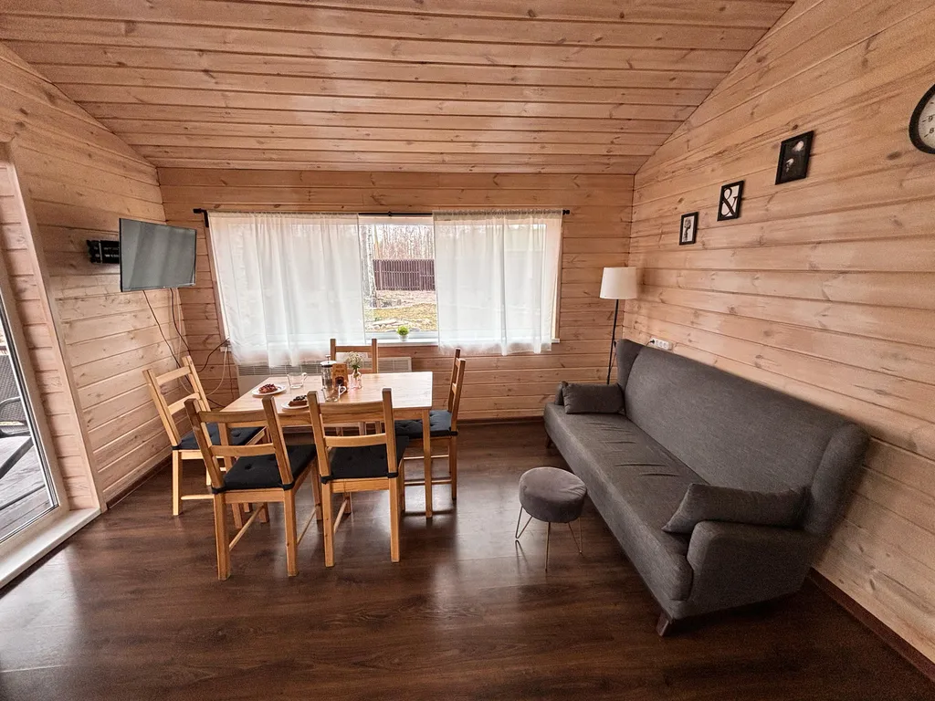 Коттедж Ладожские дюны, комфортный дом с панорамными окнами до 7-ми гостей — Ларионово