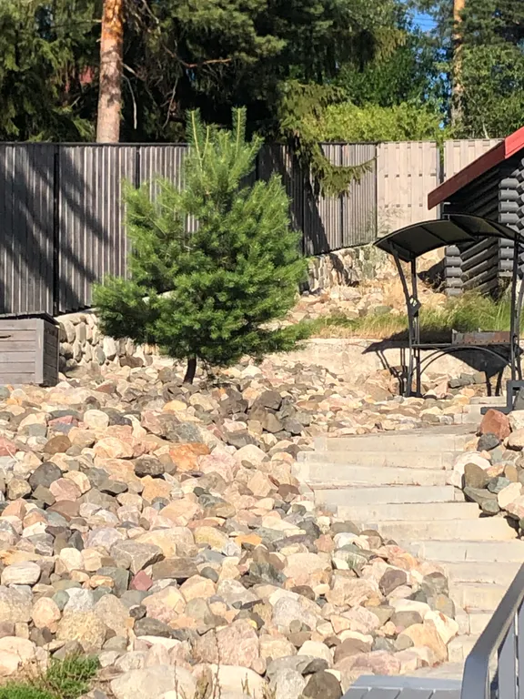 Шале в Карелии с баней на берегу озера