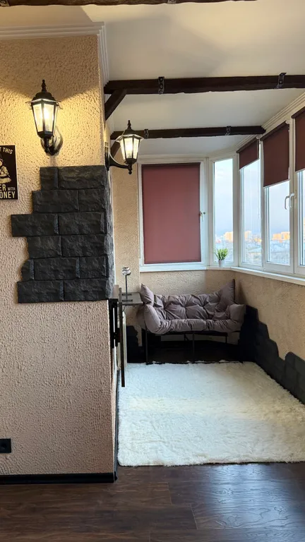 Уютная квартира на 10 этаже с красивым видом на город