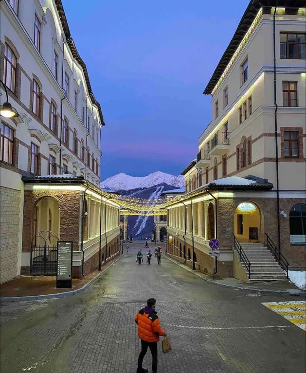 Большие апартаменты с видом на горы