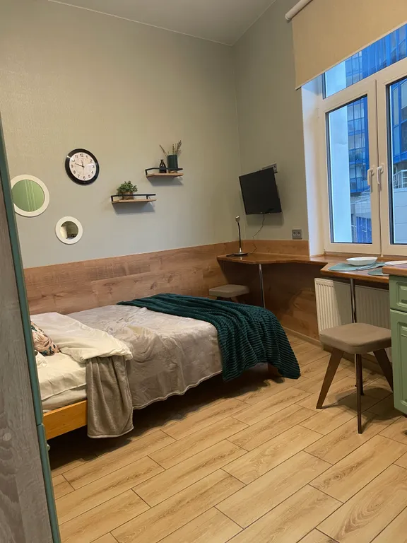 Квартира Квартира Уютная студия рядом с Алмазова и Доктриной — Санкт-Петербург