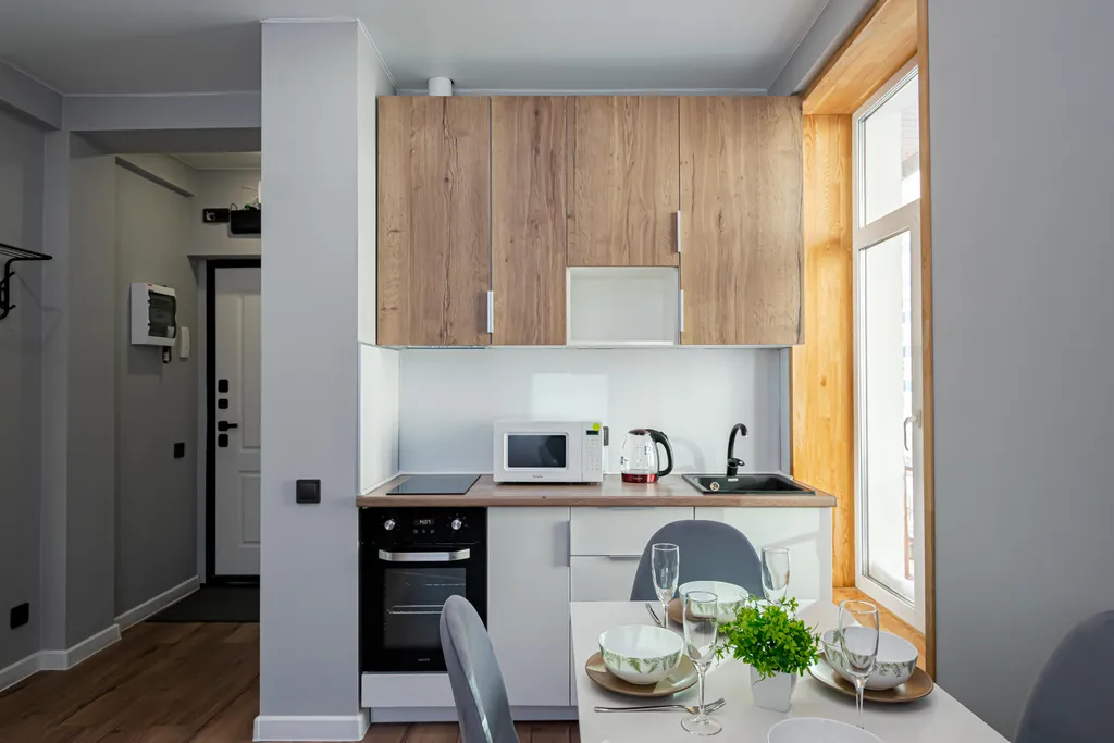 Уютная двухуровневая студия у цирка