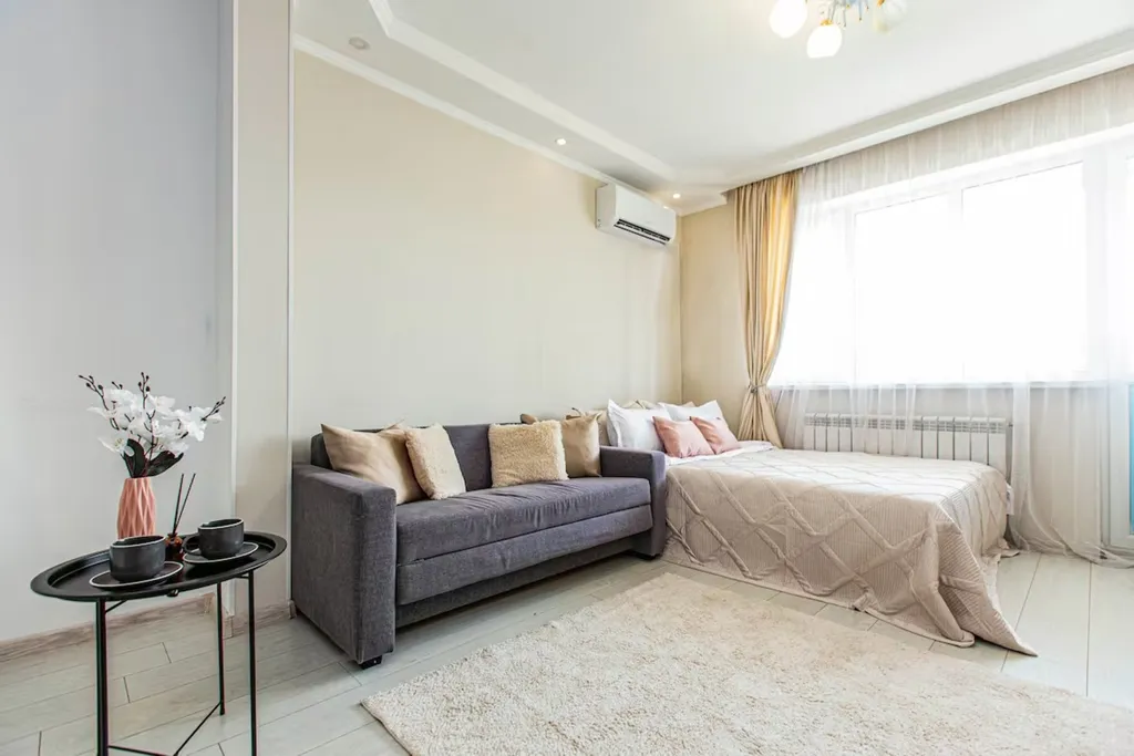 Квартира Студия bayhouse в жк уш сункар для 4-х гостей — аренда посуточно в Алматы