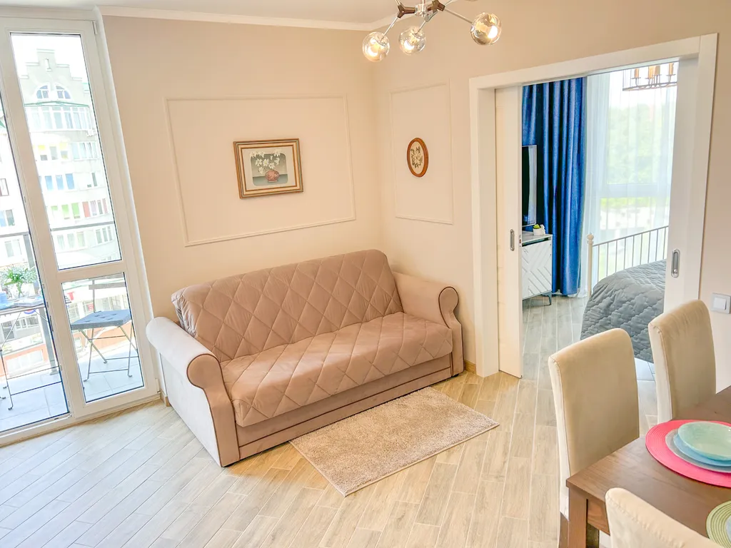 Квартира Квартира Сан Сити 18 с одной спальней рядом с Баден спа — Светлогорск