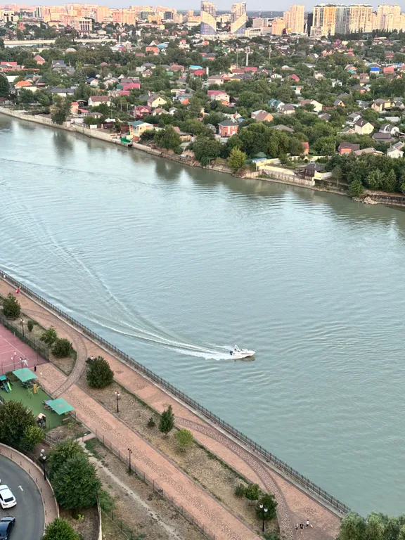 Квартира Стильные апартаменты с потрясающим видом на реку Кубань — Краснодар