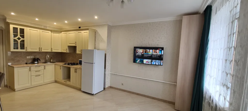 Просторная квартира с 2-мя кроватями и раздвижным диваном