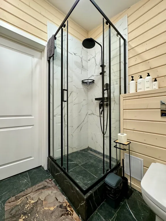 Семейный коттедж с эко-тропой до Игоры (синий Balance)