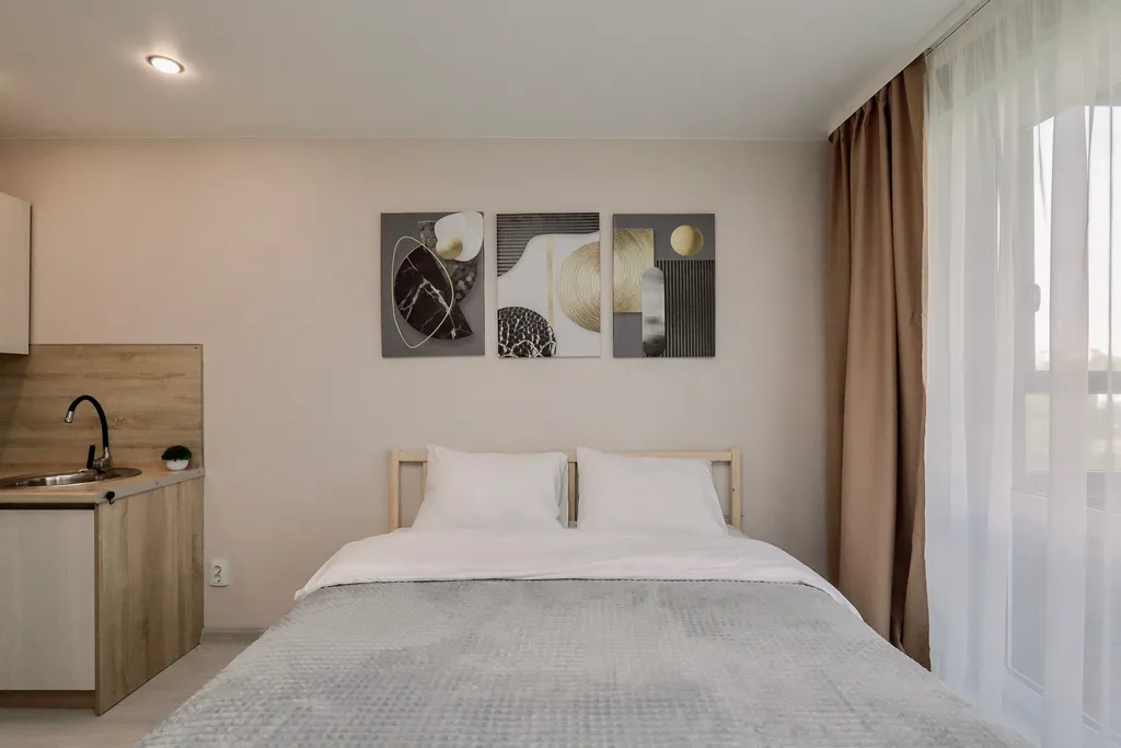 Уютная студия с евроремонтом