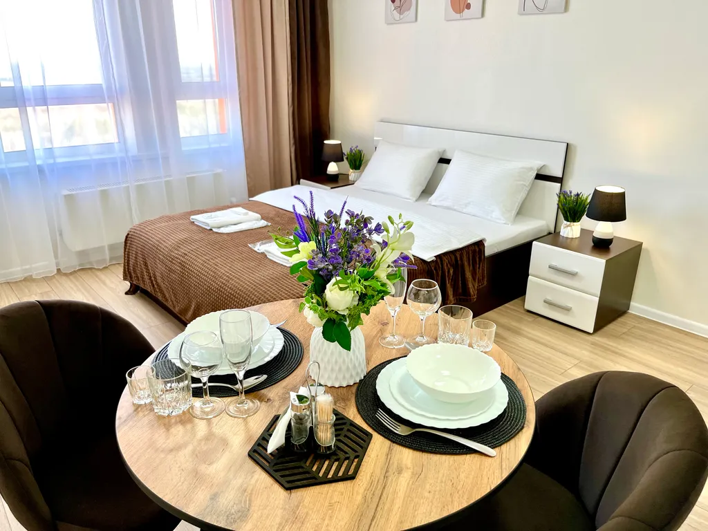 Квартира Уютная модерн-студия — аренда посуточно в Калуга