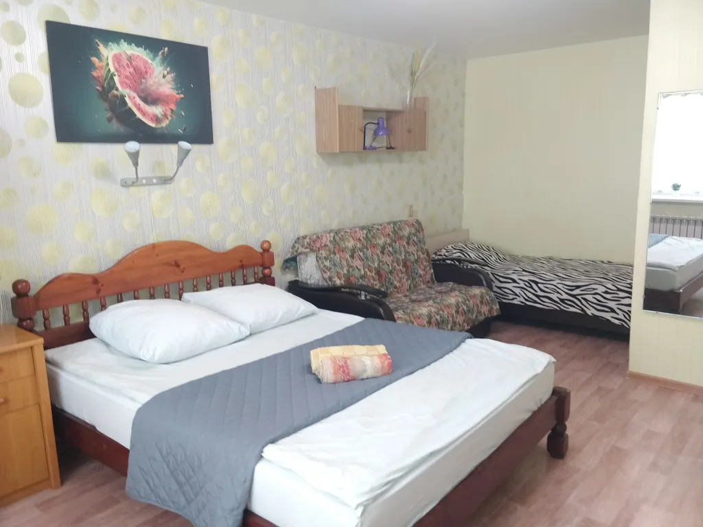 1-комнатная квартира с большой комнатой — аренда посуточно в Суворов