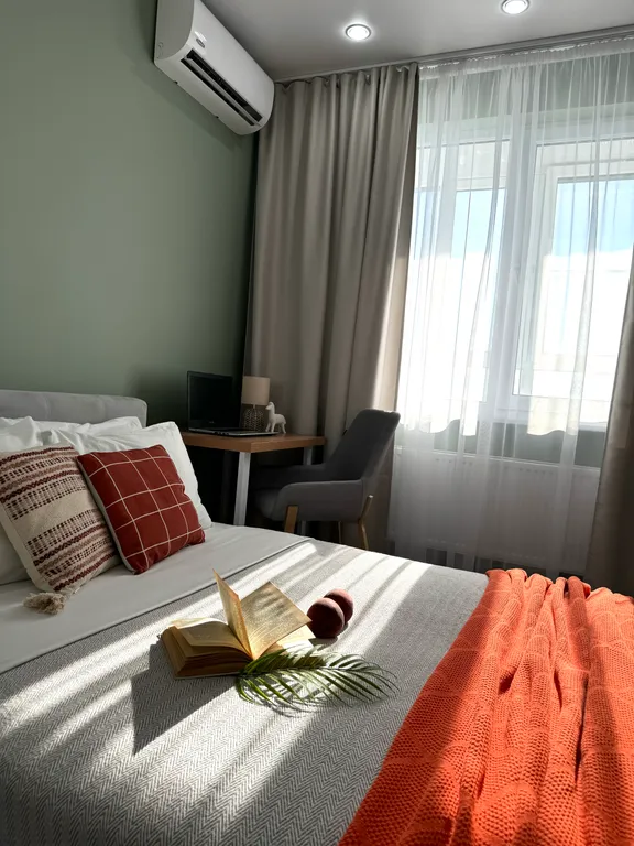 Скандинавская квартира с панорамным видом на город