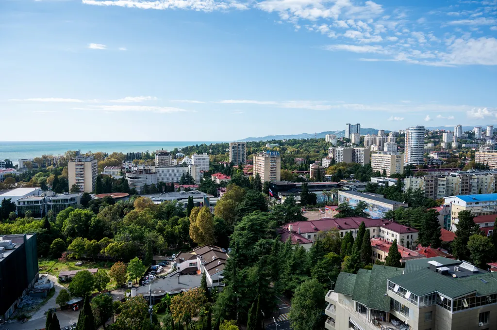 Евротрёшка с видом на море и город