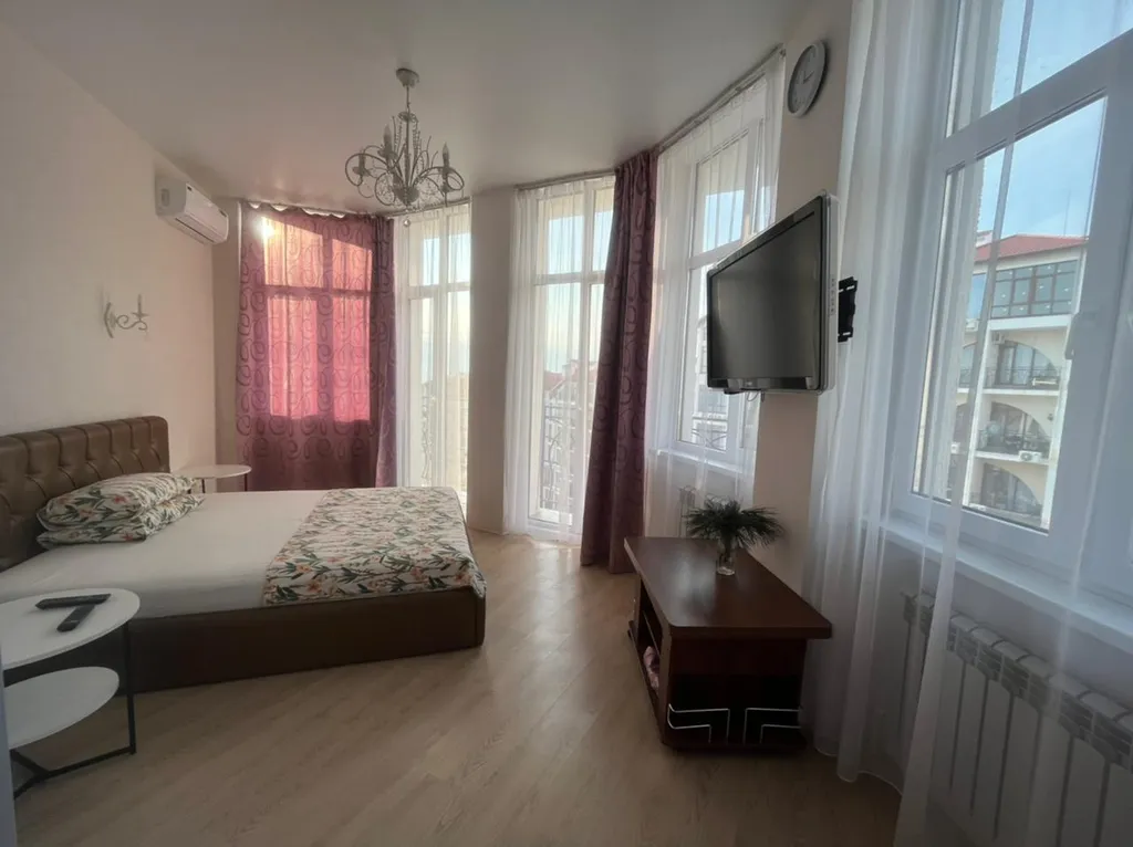 Квартира Уютная однокомнатная квартира с видом на море — Геленджик